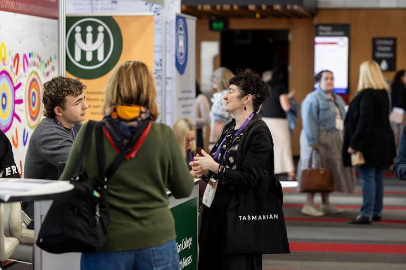 ACMHN mental health nurses at national conference receiving official CMHN credentialing recognition